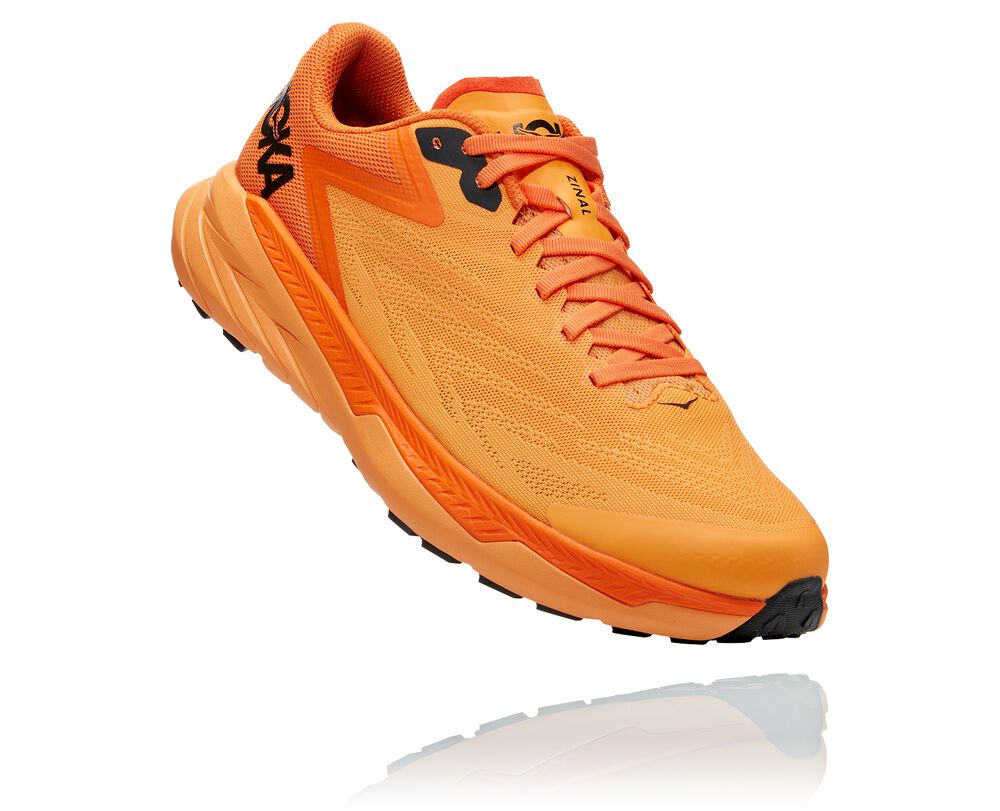 Hoka One One Zinal Terränglöparskor Herr Orange - SE-1262495